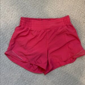 Lululemon Hotty Hot High Rise Lined Shorts- 4”